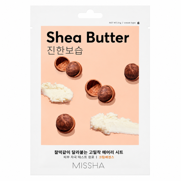 MISSHA – Airy Fit Sheet Mask Shea Butter, 1 sheet