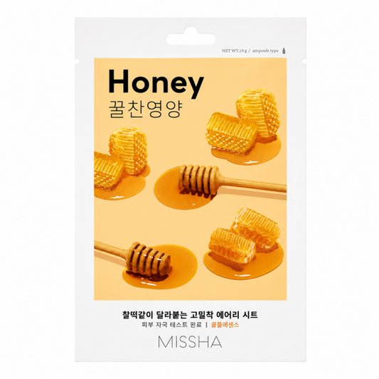 Missha - Airy Fit Sheet Mask Honey, 1 sheet