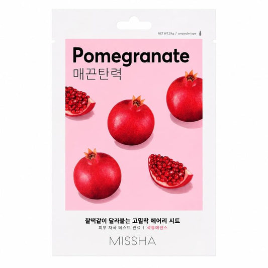 Missha – Airy Fit Sheet Mask Pomegranate, 1 sheet